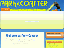 Tablet Screenshot of parkncoaster.com
